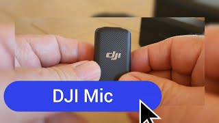 DJI MIC as a stand alone mic with no transmitter.