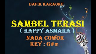 Sambel Terasi Karaoke Happy Asmara, nada Cowok