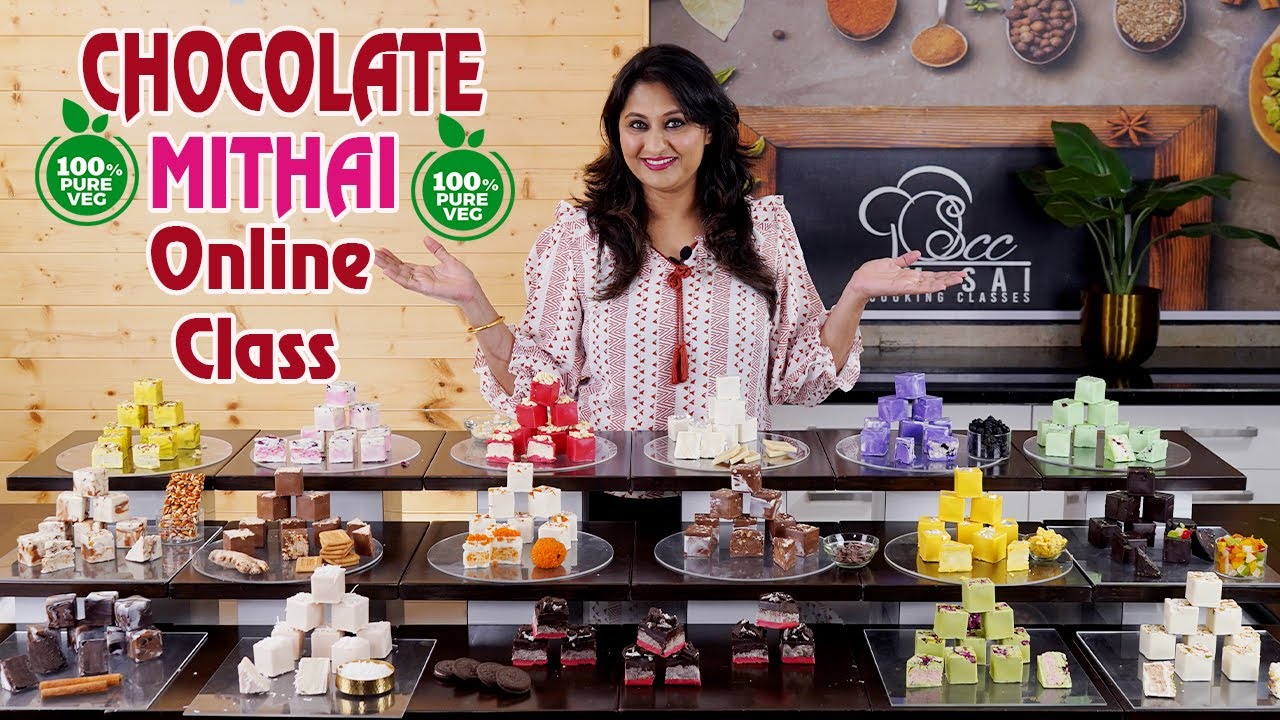 Класс шоколадного митай для онлайн-занятий ☎️ +91 8551 8551 04 ☎️ +91 8551 8551 03 от Ом Саи Кулинар