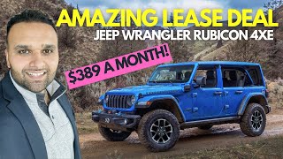 The 2024 Jeep Wrangler 4xE (Rubicon) is the Best SUV Lease Deal in America!