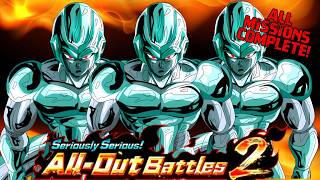 ALL MISSIONS DONE! SERIOUSLY SERIOUS! ALL-OUT BATTLES 2! VS Metal Cooler Army (DBZ: DOKKAN BATTLE)