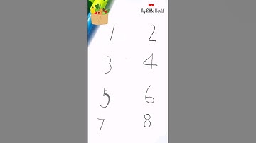 How to turn numbers into drawings #shorts #shortsfeed #tutorial
