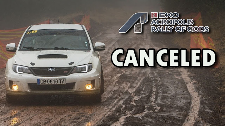 EKO Acropolis Rally Greece 2023 | Shakedown Canceled