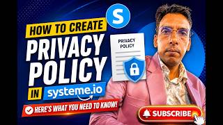How to create Privacy Policy in Systeme.io - Here's What You Need to Know