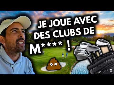 How much does a PRO GOLF player play with crappy clubs?