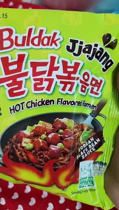 Samyang Jajang Blackbean Noodles #spicy #ramen #spicynoodles
