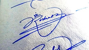 Rishabh name signature style | Rishabh name signature | Signature Style of my name 
