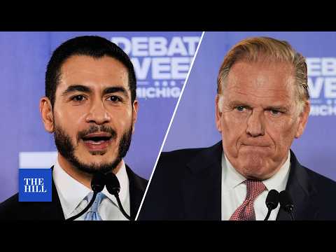 SPARKS FLY: Abdul El-Sayed, Rep. Mike Rogers face off in fiery Senate debate