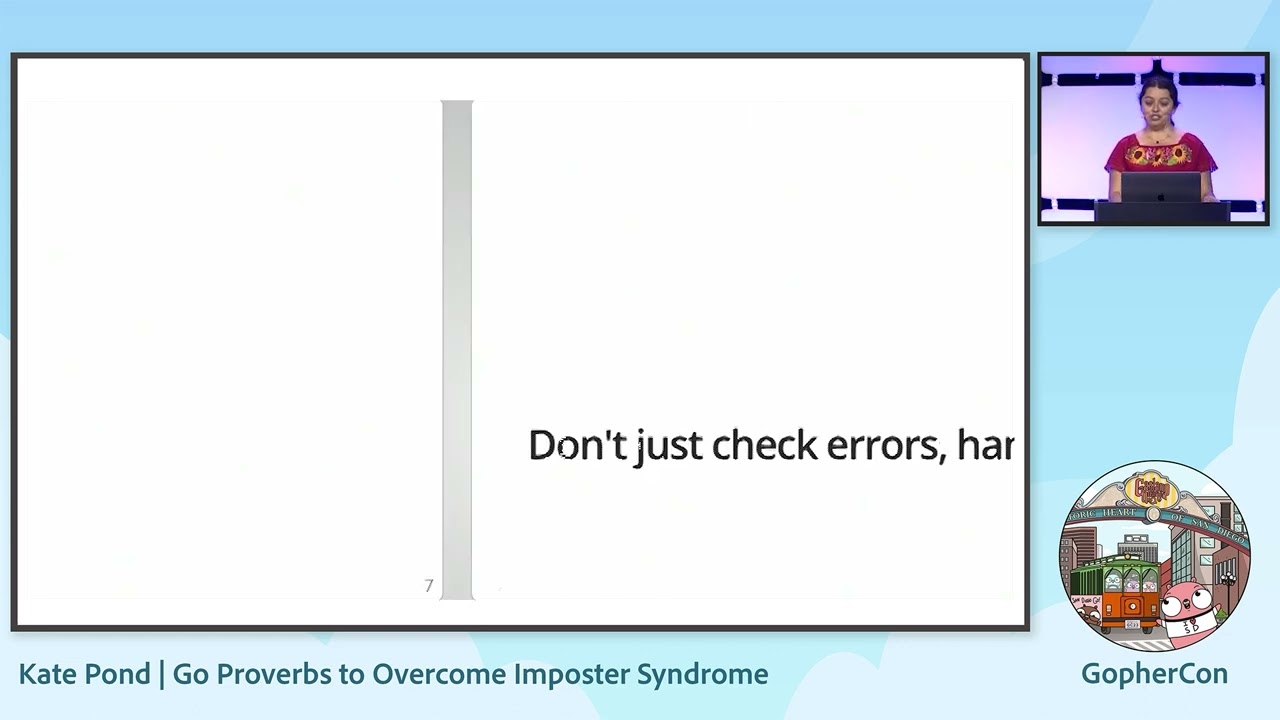 GopherCon 2023: Go Proverbs to Overcome Imposter Syndrome - Kate Pond