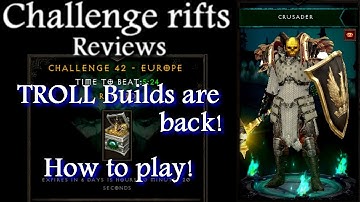 Diablo 3 RoS Challenge Rift 42 Europe Review Crusader