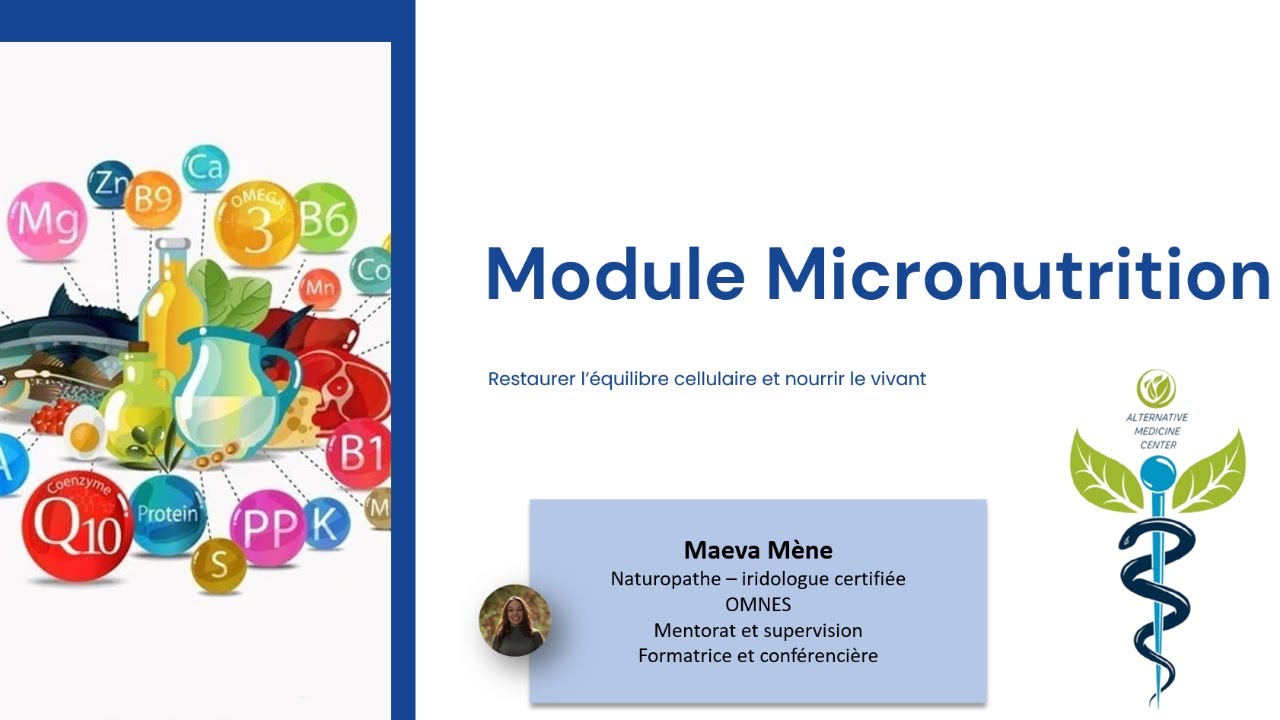 Présentation du Module Micronutrition