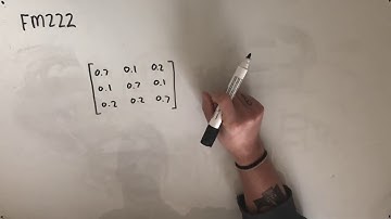 FM222 Further Maths Fortify Study Guide - "Transition Matrices and the Long Term"