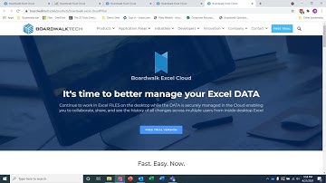 Boardwalk Cloud for Excel