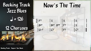 Now's The Time (126 BPM) - Backing Track