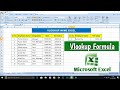 How to use vlookup formula in microsoft excel  vlookup in excel  excel vlookup