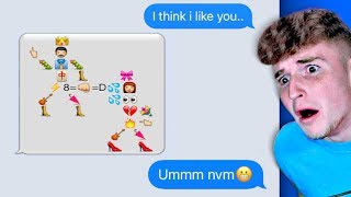 Most CREATIVE Texts With EMOJI'S (Too Far)