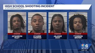 4 arrested after gang-related shooting in Stephens County High School parking lot