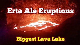 Erta Ale Hayli Gubbi Volcano Eruptions, First In 10,000 Years, Biggest Lava Lake, Ethiopia, Africa