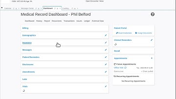 A Generic Medical Encounter Workflow in OpenEMR 6 1