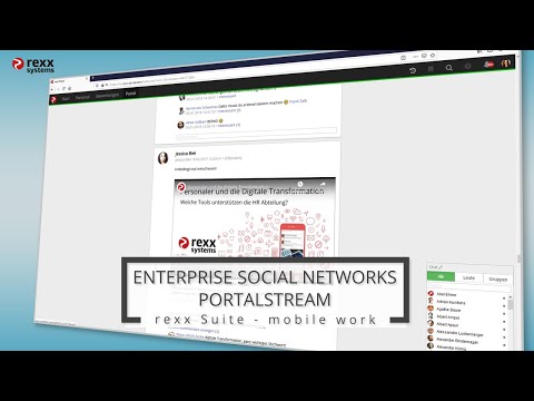 rexx Suite - mobile work - Enterprise Social Networks - Portalstream