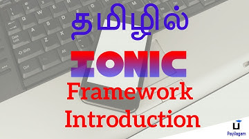 Ionic Framework Introduction in Tamil