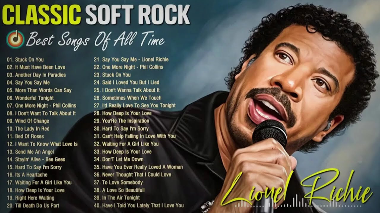 Lionel Richie, Elton John, Phil Collins, Eric Clapton 🎶 Most Old Beautiful Soft Rock Love Songs