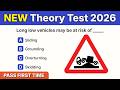 Theory Test 2026 UK | Official DVSA Theory Question & Answer (Must Watch!) | PASS FIRST TIME
