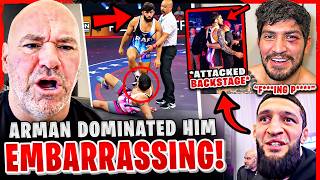 Arman Tsarukyan SLAPS & STOMPS Dillon Danis   ATTACKED BACKSTAGE! Khamzat DEFEATS Robbie Lawler! UFC