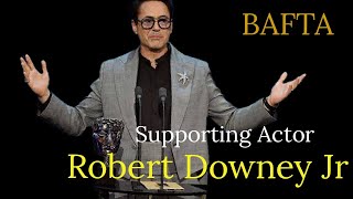 Robert Downey Jr Wins Best Supporting Actor | BAFTA Awards 2024
