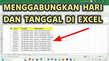 Cara Menggabungkan Hari Dan Tanggal di Microsoft Excel (Combines Day And Dates in Microsoft Excel)
