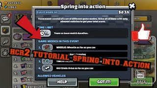 Details hcr2 spring into action tutorial🤩🤩🤩 Update
