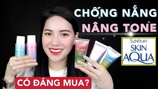Danh sách 20+ sunplay skin aqua tone up uv essence review hay nhất hiện nay