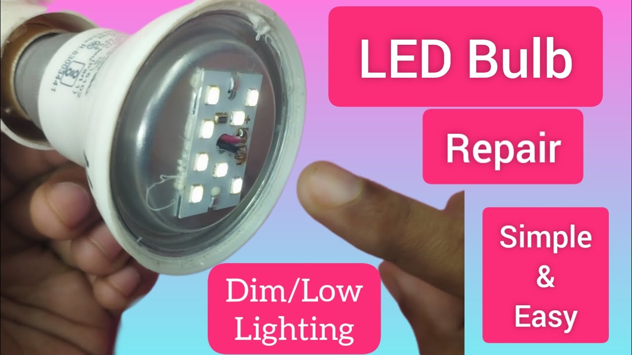 Led Bulb Repair in Telugu LED Bulb Repair at Home YouTube