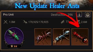 Healer special Ant in Ants Formation with Attack Results || The Ants Underground Kingdom.