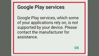 Google Play Services Not Working || Fix Which some of your applications rely on is not supported screenshot 4