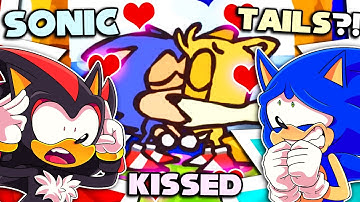 SONIC IS KISSING TAILS?! Sonic & Shadow Reacts To The Ultimate Sonic The Hedgehog Recap Cartoon!