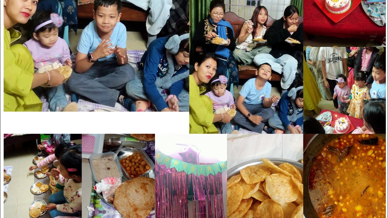 Mayam ngshid akhoi mank ki eche amagi machanupigi Birthday celebration chtlubni  🎂 🥳 🎉.