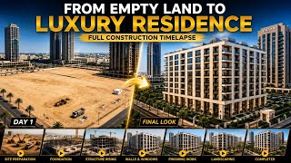 From Empty Land to Luxury Residence | Full Building Construction Timelapse 