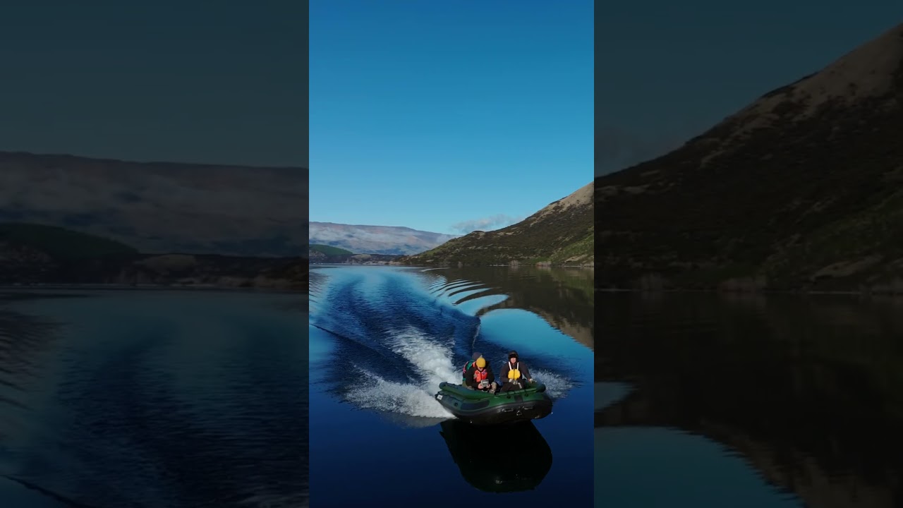 Glassy day on Lake Wanaka #jetboat #riverrun