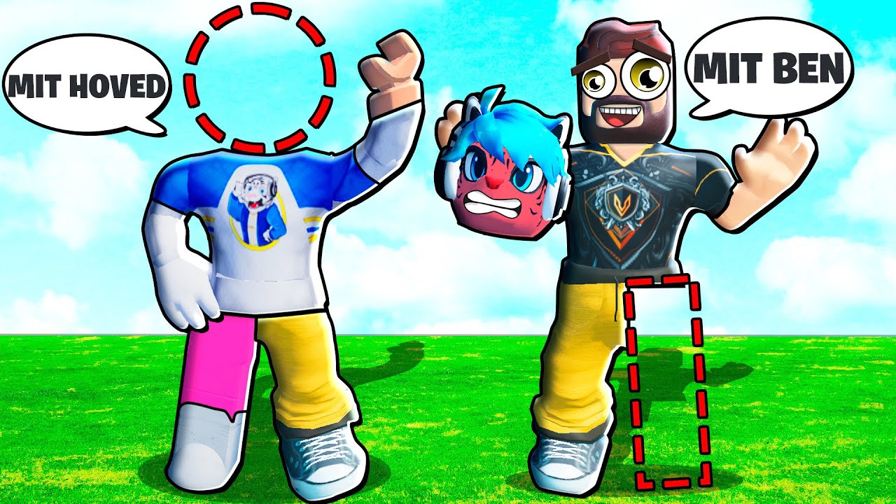 Roblox, MEN jeg skal finde ALLE mine KROPSDELE