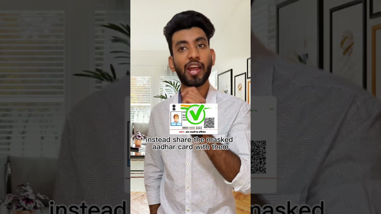 Don't Share your Aadhar Card ❌❌ 