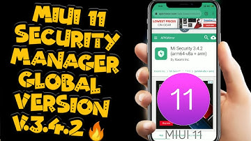 #MIUI 11new update MIUI 11 security app update with new battery status download and install😀.