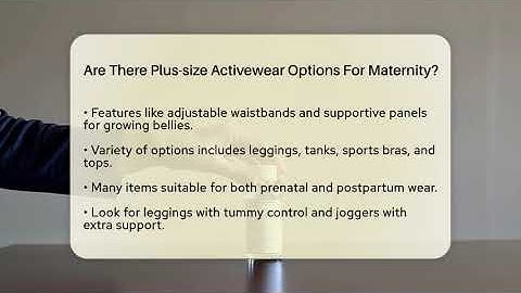 Are There Plus-size Activewear Options For Maternity? - Inside Body Image