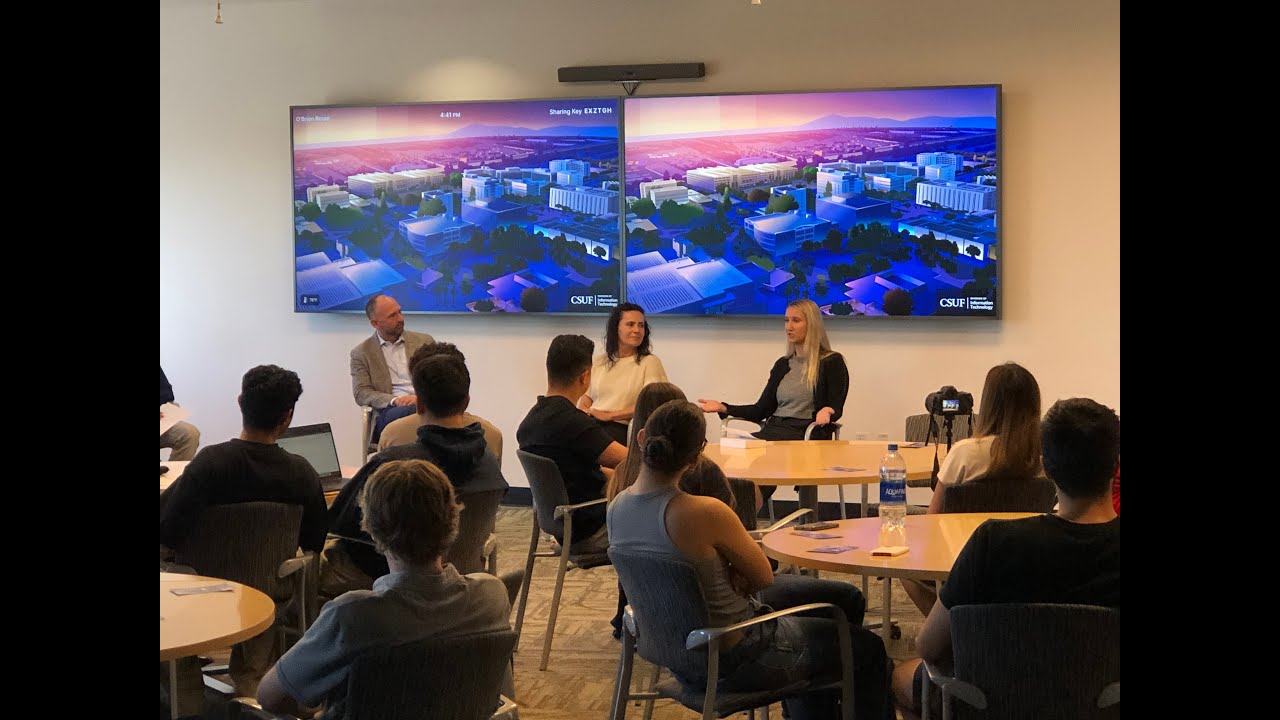 CSUF REA: Real Estate Executive Speaker Panel ~ CBRE, Newcastle Partners, CRE Recruiter