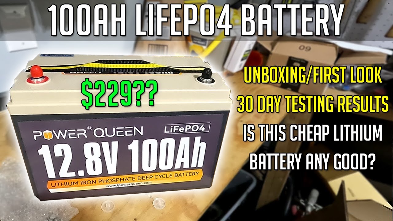 Power Queen 12V 100Ah LiFePO4 Lithium Battery Boat RV Off Grid Review