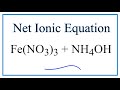 Net Ionic Equations and Spectator Ions