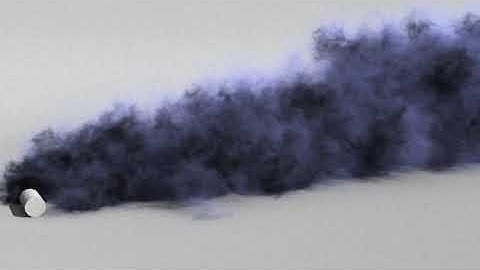 Smoke Grenade Test - Houdini 16 Pyro Sim