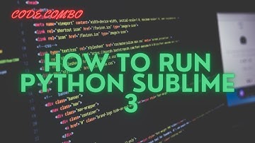 How To Run Python In Sublime Text 3 | sublime text 3 # Code Running #Sublime Text 3 Python