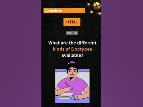 what are the different kinds of doctypes? #html #coderslife #coding # ...