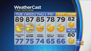 New York Weather: CBS2 8/19 Nightly Forecast at 11PM